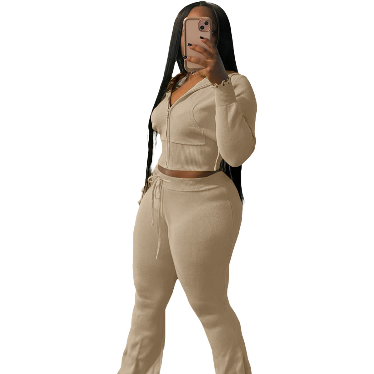 Women's knit sweater set size chart measurements
