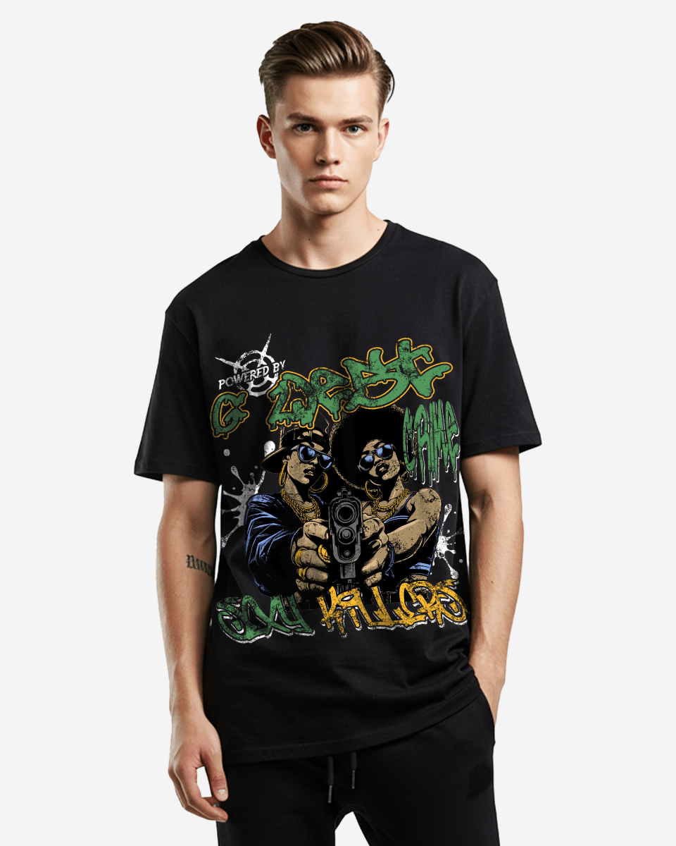 G West Trigger Twins Oversized Tee