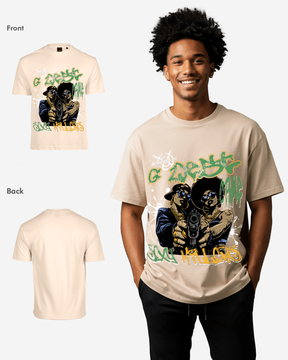 G West Trigger Twins Oversized Tee
