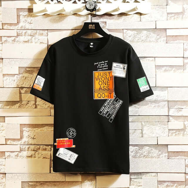 Men's hip hop t-shirt oversized fit lifestyle street style