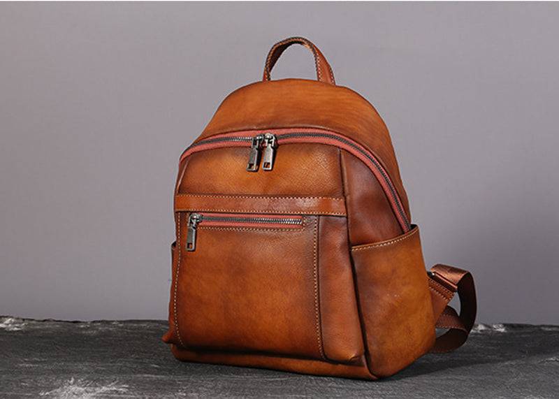 Rossie Viren Women's  Womens Vintage Leather Backpack
