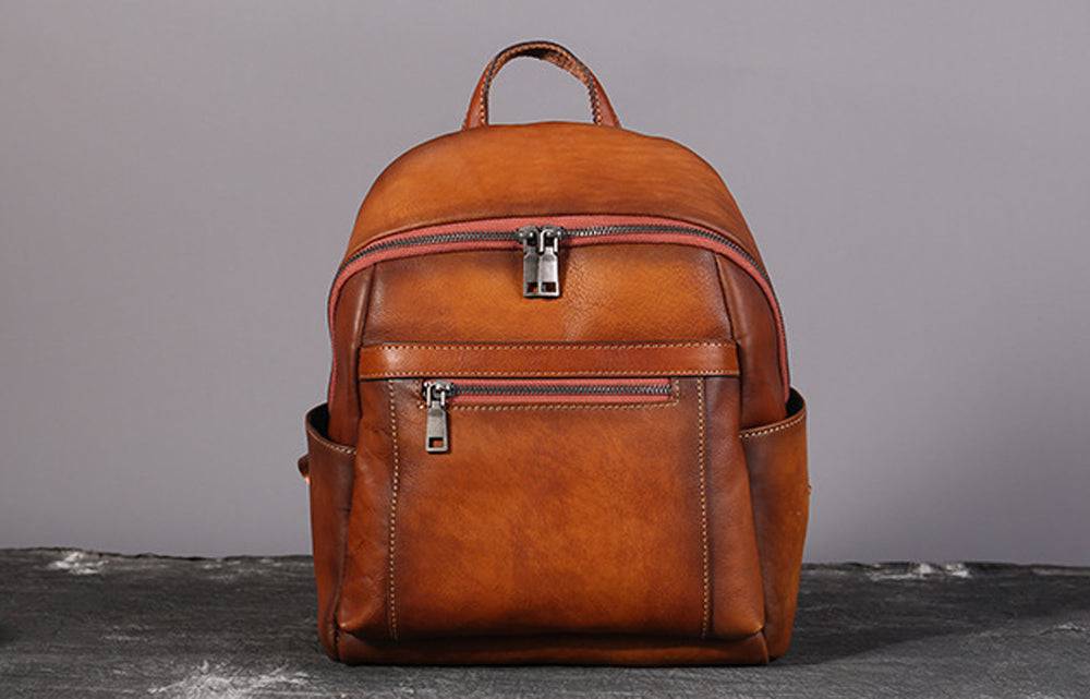 Rossie Viren Women's  Womens Vintage Leather Backpack